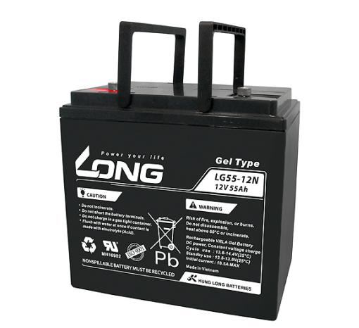 广隆蓄电池LG55-12N