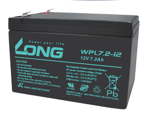 广隆蓄电池WPL7.2-12